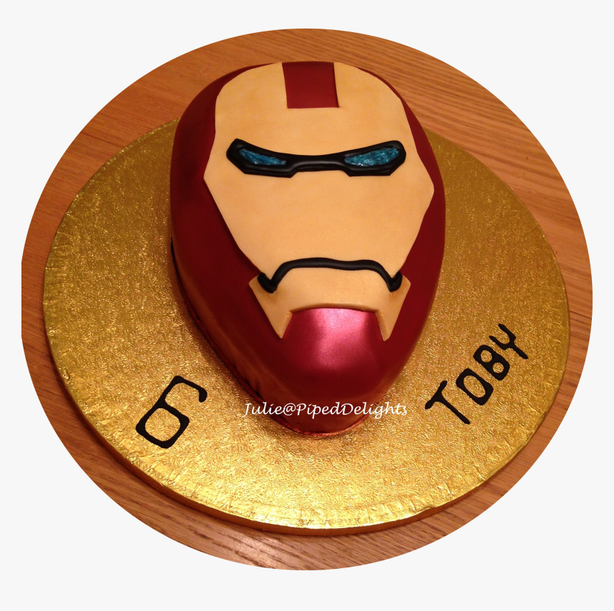 Iron Man Mask Cake - Birthday Cake, HD Png Download, Free Download
