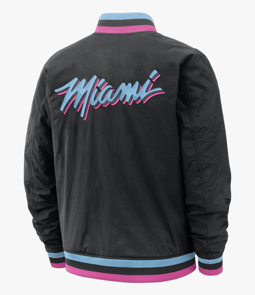 Nike Miami Heat Vice Nights Courtside Jacket - Miami Heat Jacket, HD Png Download, Free Download