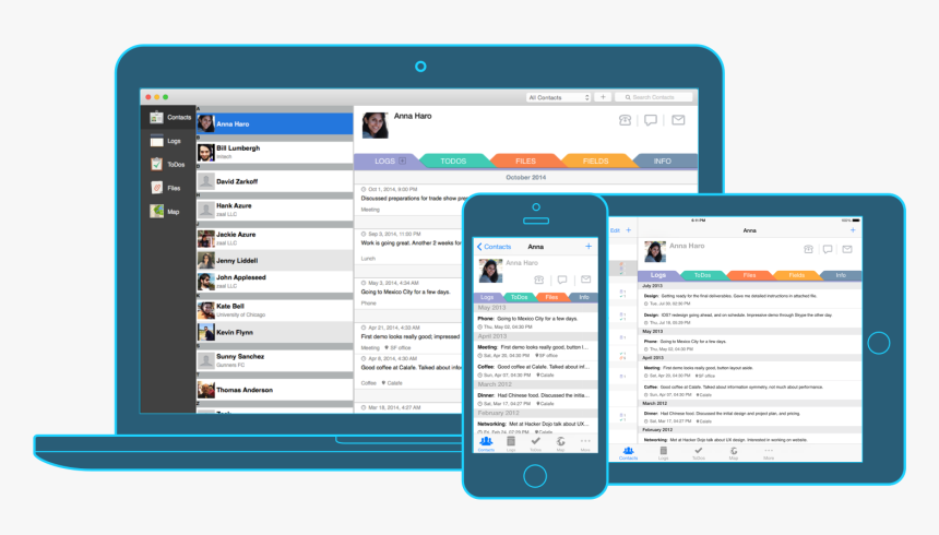 Contacts Crm - Contacts Journal Crm, HD Png Download, Free Download