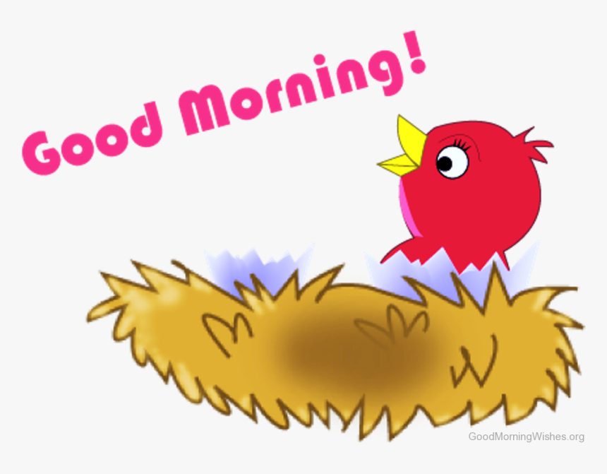 Hi Clipart Good Bye - Clipart Good Morning Cartoon, HD Png Download, Free Download