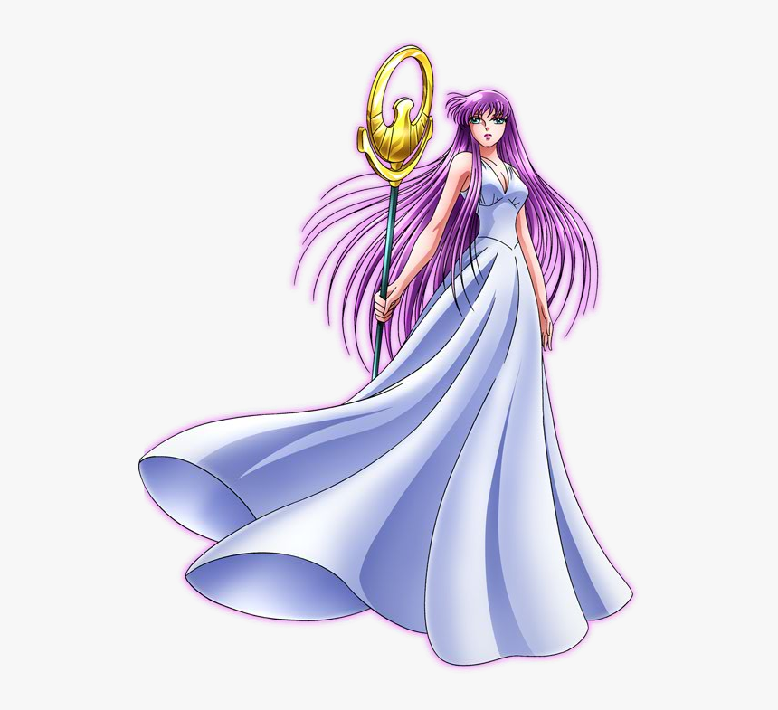 Saint Seiya Saori Kido , Png Download - Atenea Caballeros Del Zodiaco, Transparent Png, Free Download