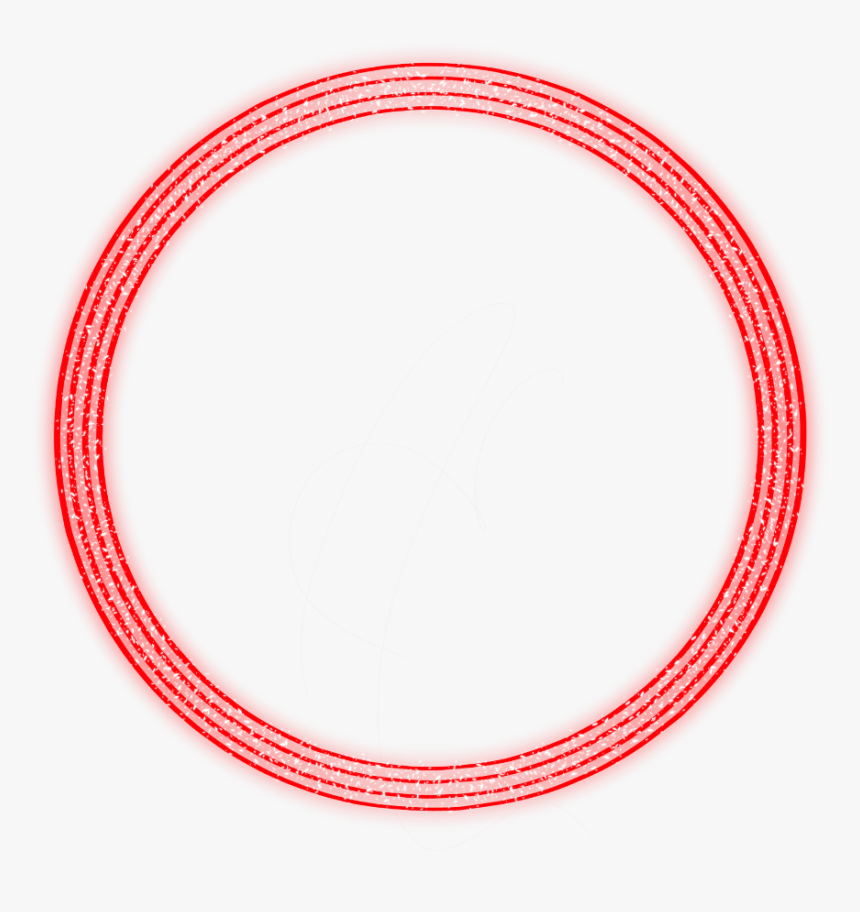 #neon #round #red #freetoedit #circle #frame #border - Converse All Star, HD Png Download, Free Download