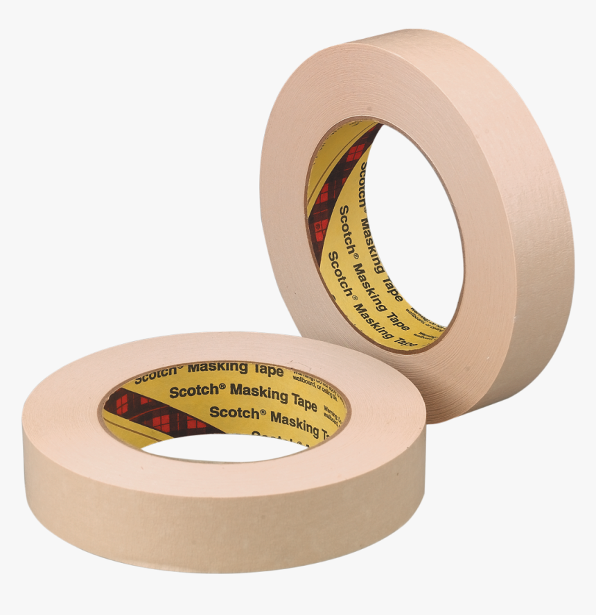 Adhesive-tape - Scotch Paper Masking Tape, HD Png Download, Free Download