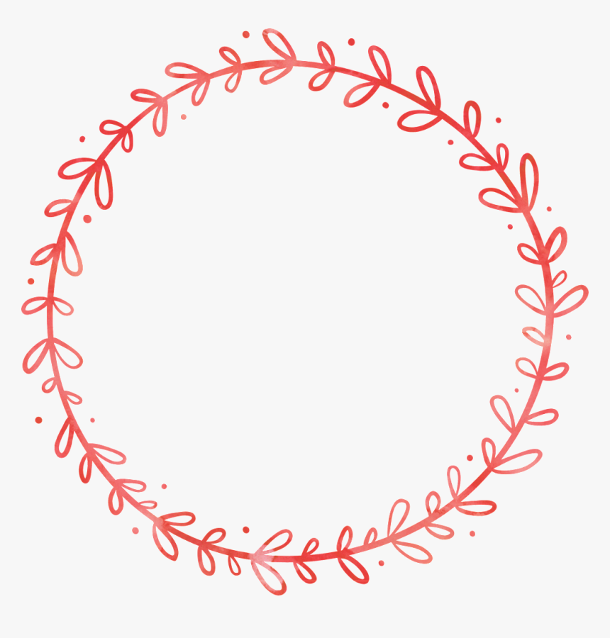 Download Red Stick Circle Flower Border Decoration Vector - Flower ...