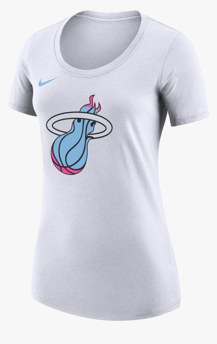 Nike Miami Heat Vice Uniform City Edition Ladies Logo - Miami Heat, HD Png Download, Free Download