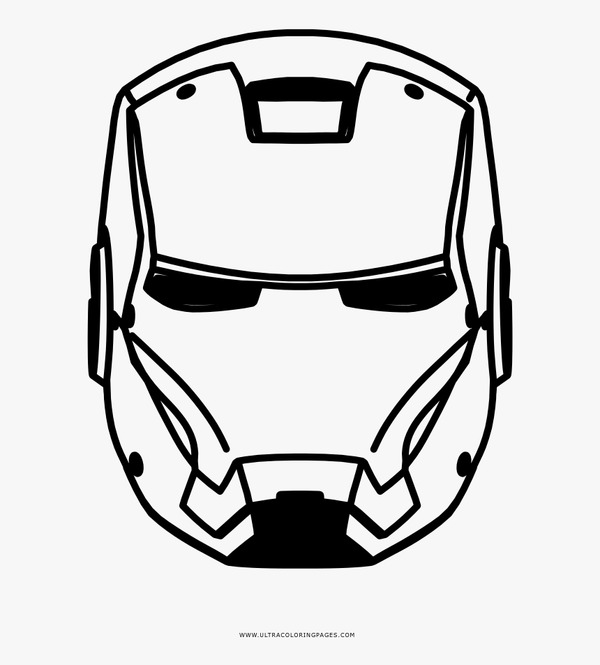 Iron Man Coloring Page - Iron Man Coloring Page Symbol, HD Png Download, Free Download