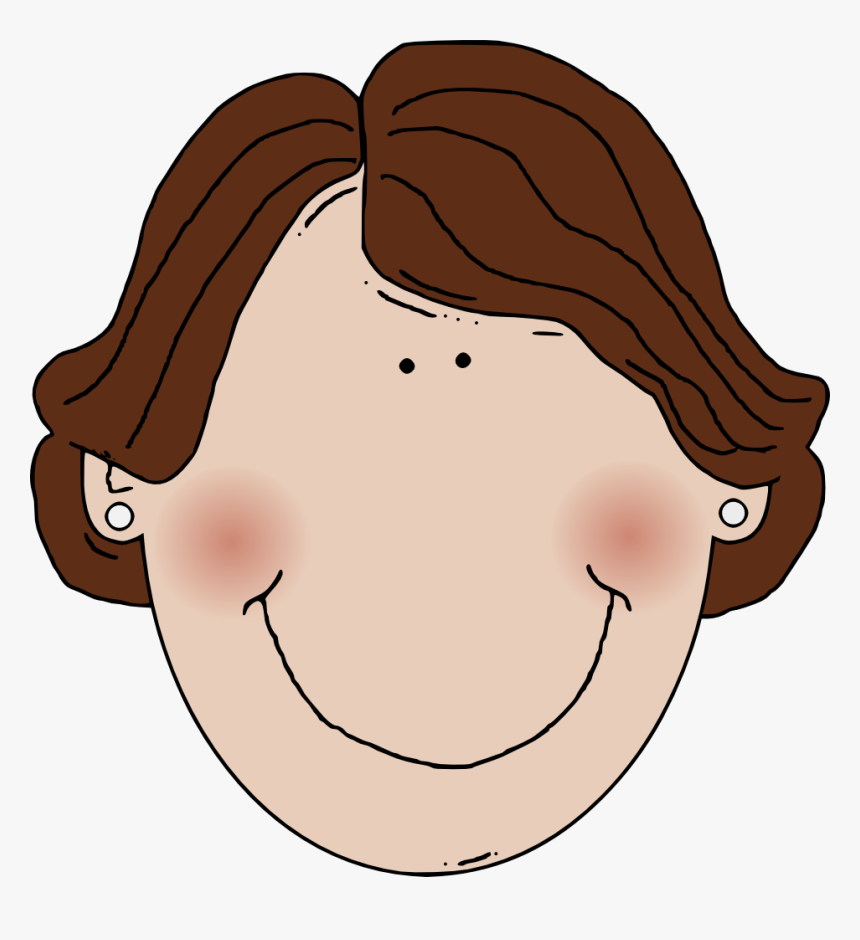 Grumpy Girl Svg Clip Arts - Face Aunt Clip Art, HD Png Download, Free Download