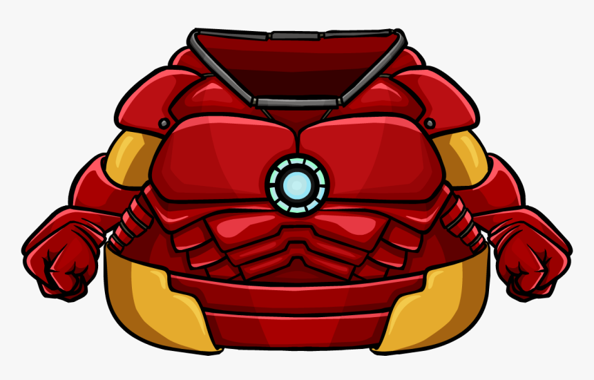 Transparent Body Clipart - Club Penguin Iron Man, HD Png Download, Free Download