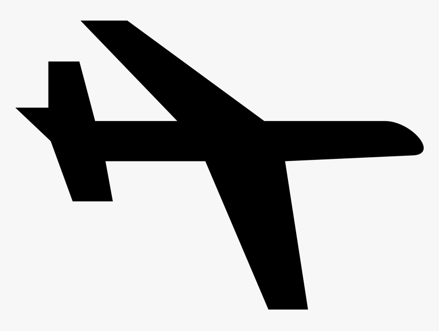 Simple Aeroplane Clip Arts - Airplane Clip Art Simple, HD Png Download, Free Download