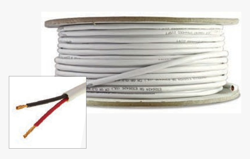 Wire 20/2 Awg Solid Jacked 2 Conductor Red/black - Wire, HD Png Download, Free Download