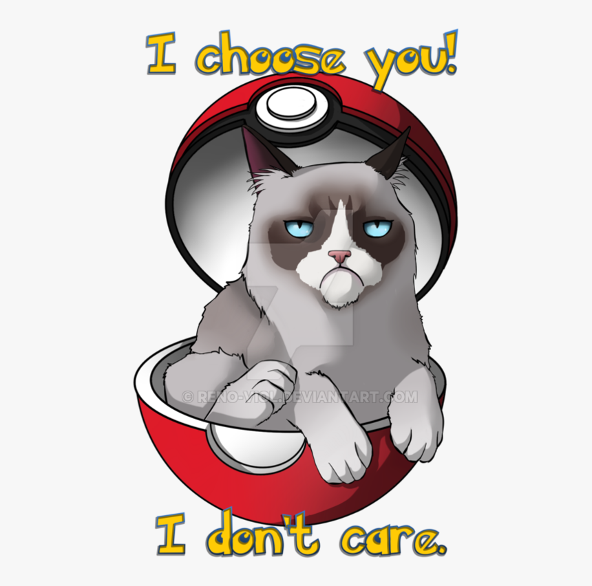 Grumpy Cat Christmas Clipart - Cartoon, HD Png Download, Free Download