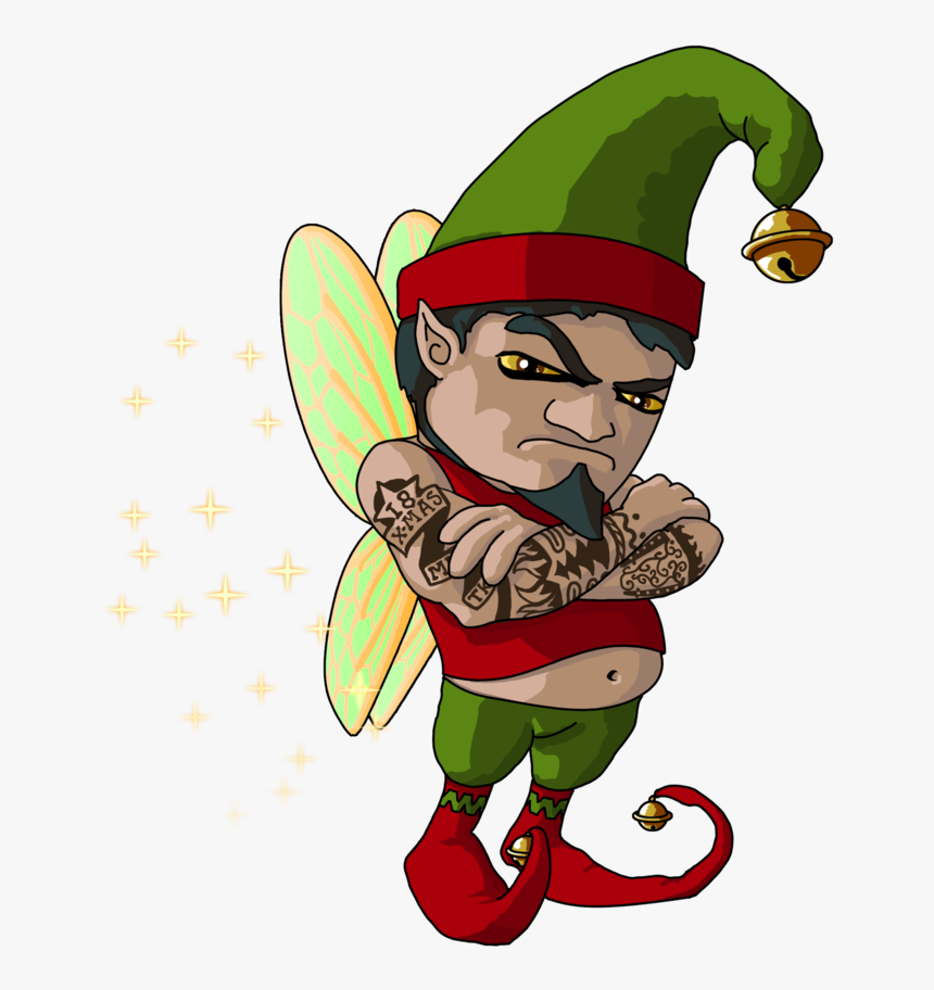 Ralf The Pixie - Grumpy Elf Clipart, HD Png Download, Free Download