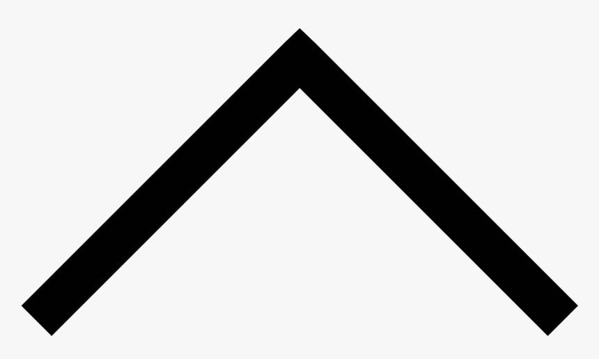 The Icon Is A Picture Of A Collapse Arrow - Chevron Up Icon, HD Png Download, Free Download