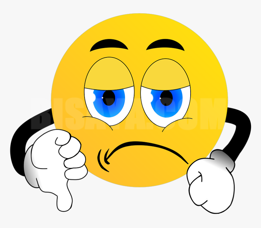 Animated Sad Face Emoji, HD Png Download - kindpng