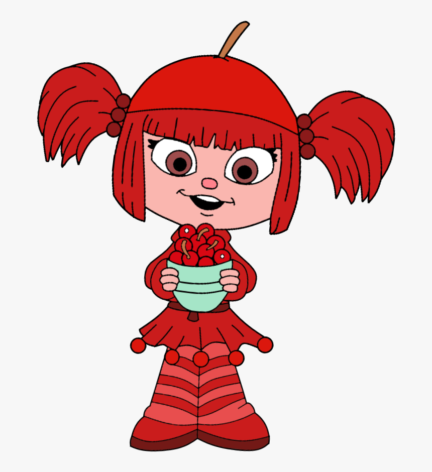 Jubileena Bing-bing With Her Bowl Full Of Cherries - Jubileena Bing Bing Coloring Page, HD Png Download, Free Download