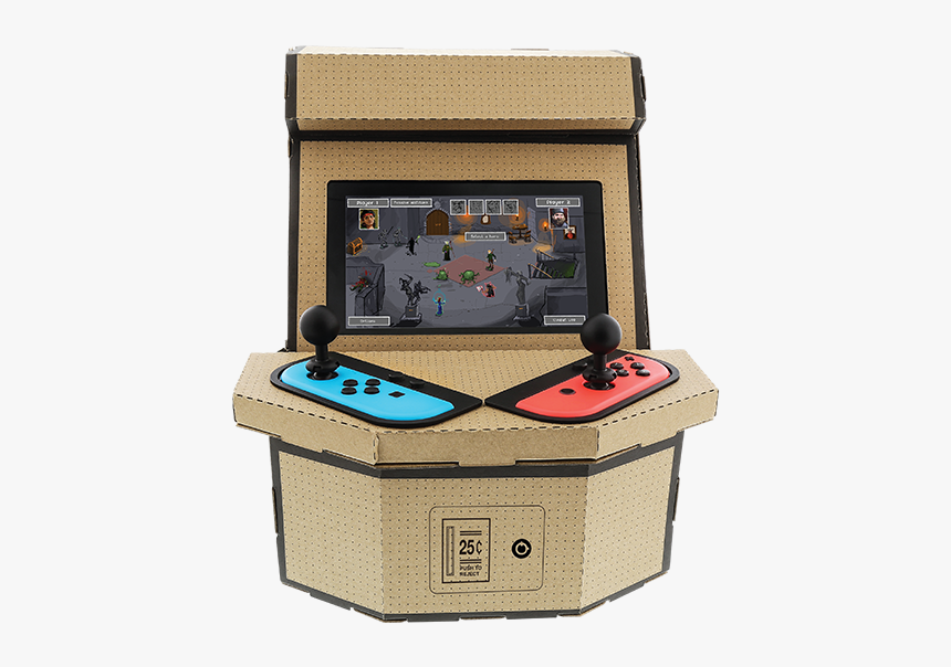 Pixelquest Arcade Kit For Nintendo Switch™ - Cardboard Nintendo Switch Arcade, HD Png Download, Free Download