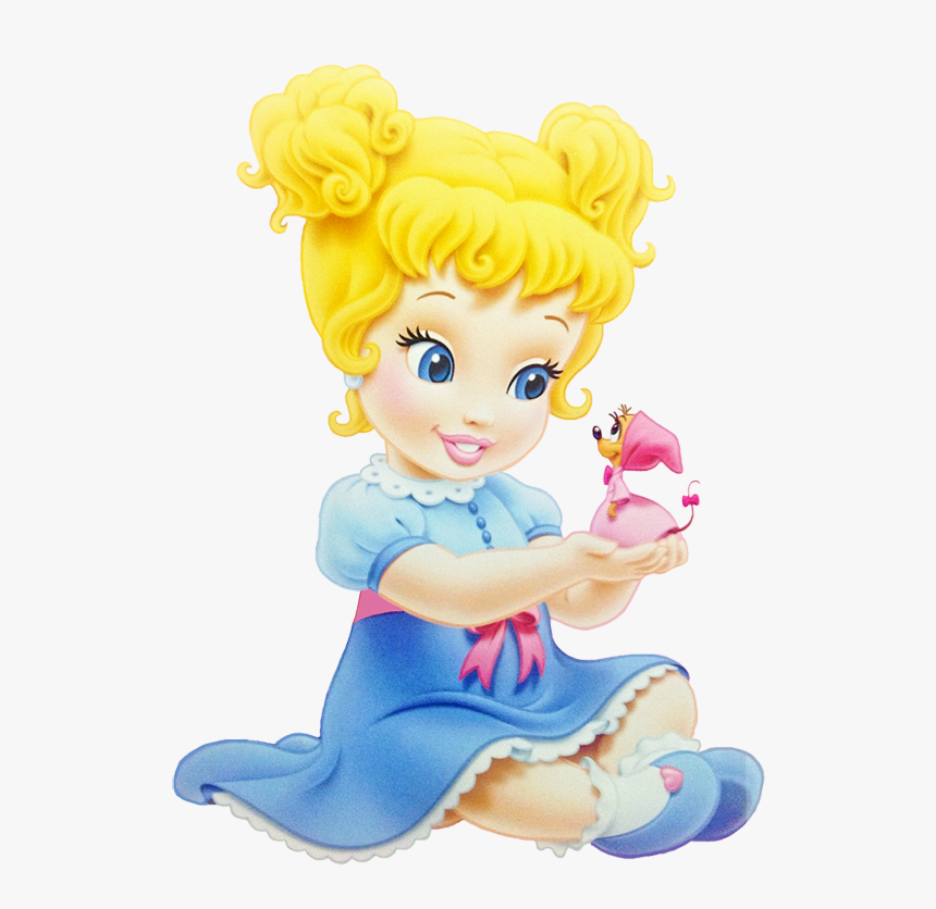 Clip Art Cinderela Baby Png - Bebe Princesas Da Disney, Transparent Png, Free Download