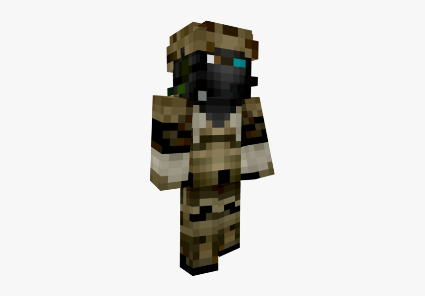 Minecraft Soldier Skin 3d, HD Png Download, Free Download