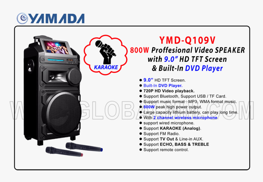 Speaker Yamada Dm Q 109v, HD Png Download, Free Download