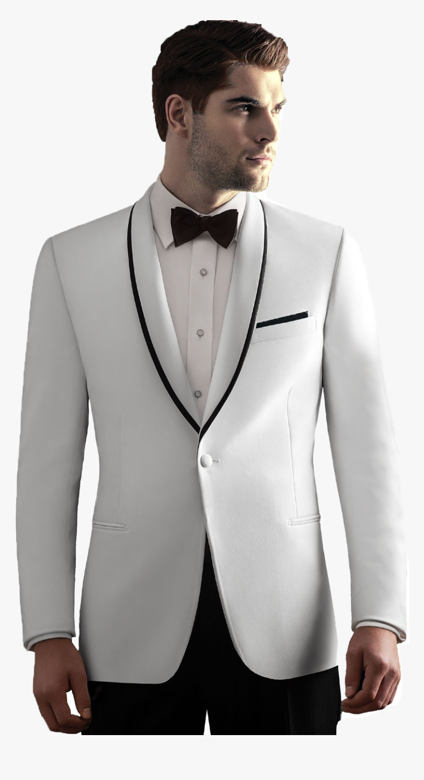 White Tuxedo Png Transparent Image - Wedding Dress Men Tuxedo, Png Download, Free Download