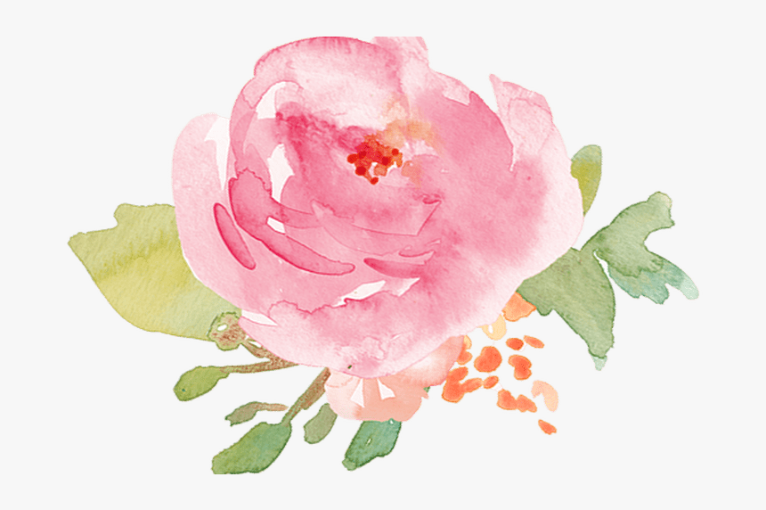 Light Pink Watercolor Flowers Flowers Healthy - Pink Watercolor Flower Png, Transparent Png, Free Download