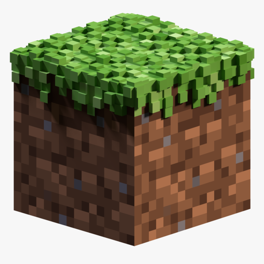 Minecraft Grass Block 3d, HD Png Download, Free Download