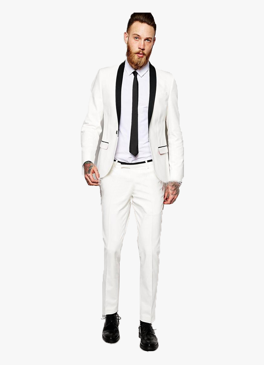 White Tuxedo Png Free Pic - White Tuxedo Suit For Prom, Transparent Png, Free Download