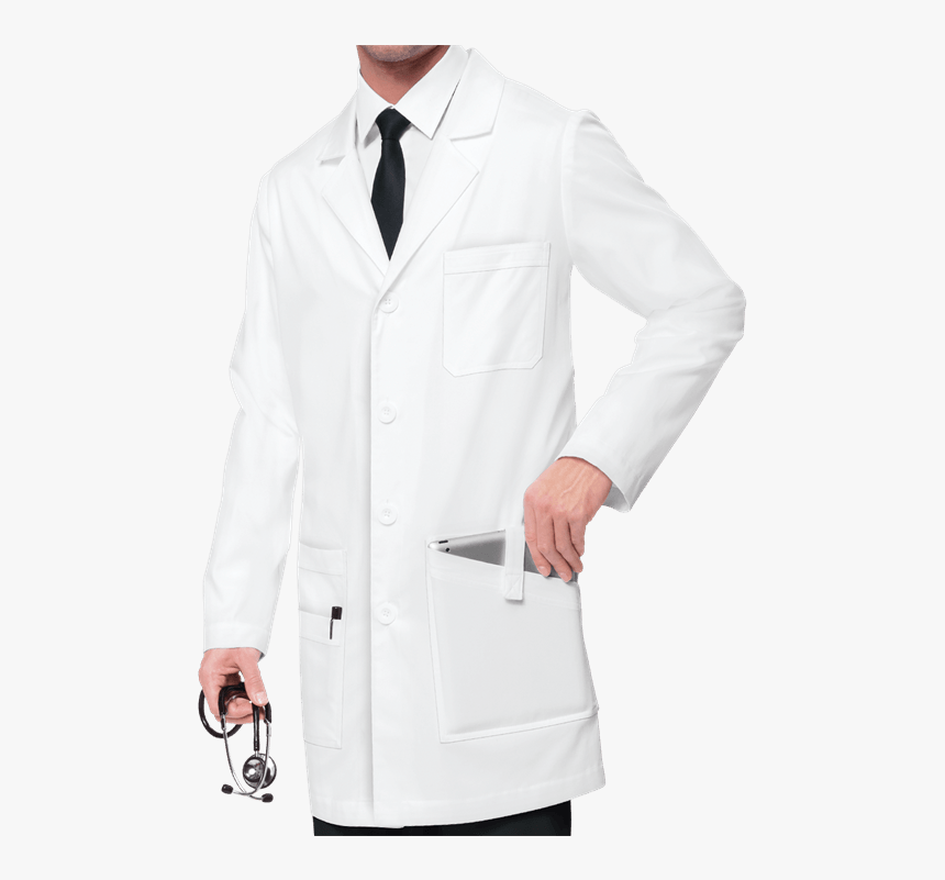 Shown In White - Batas Medicas Para Hombre, HD Png Download, Free Download