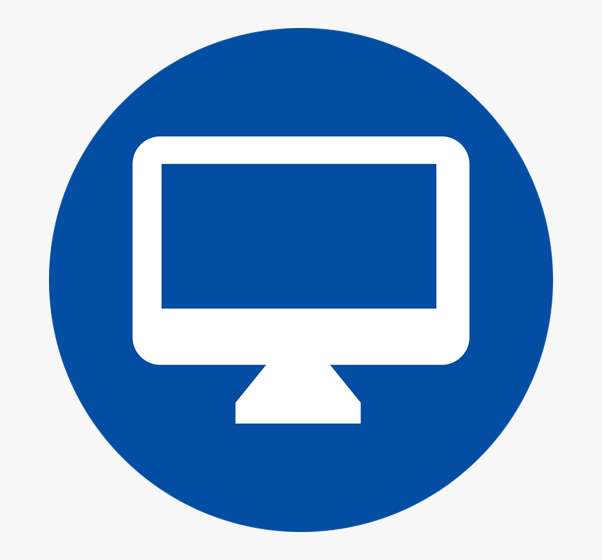 Icono, Simbolo, Imagen Gratis, Signo, Símbolo, Blanco - Computer Icon Blue Circle, HD Png Download, Free Download