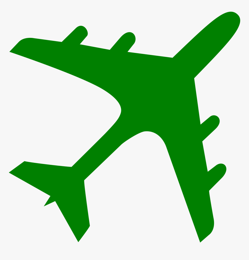 Airplane Vector Free Download - Airplane Silhouette, HD Png Download, Free Download