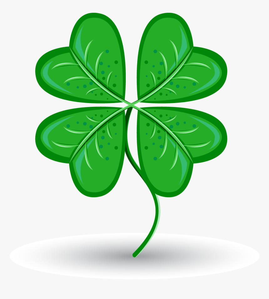 Svg Saint Patricks Day Four Leaf Clover Symbol - Клеверный Лист, HD Png Download, Free Download