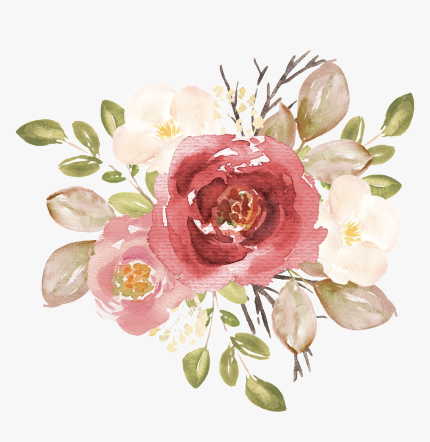 Common-peony - Hand Painted Rose Png, Transparent Png, Free Download