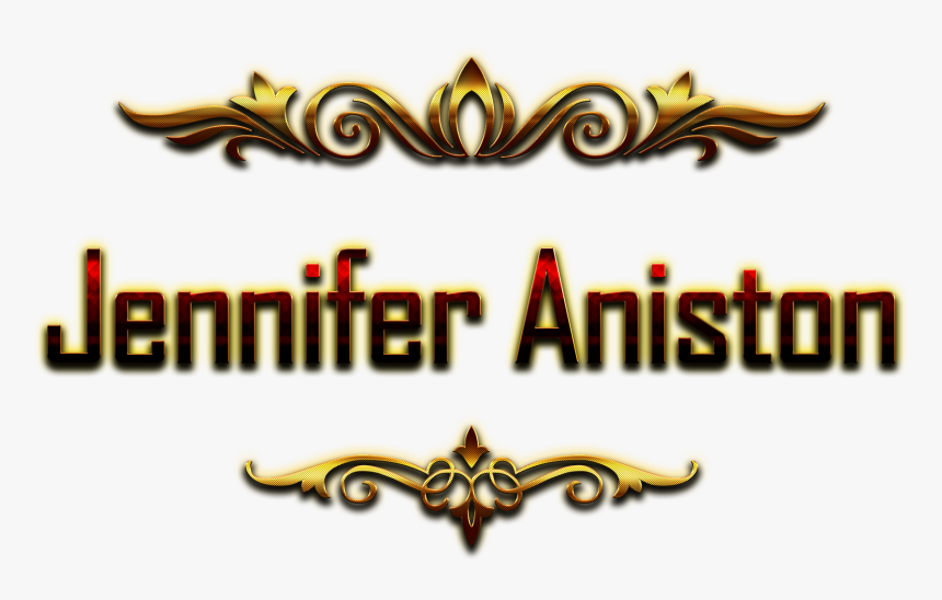 Jennifer Aniston Decorative Name Png - Goswami Name, Transparent Png, Free Download
