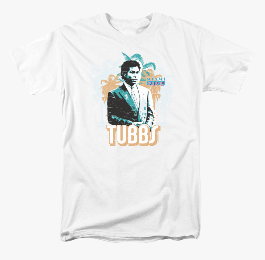 Tubbs Miami Vice T-shirt - Pretty Fly For A White Guy Shirt, HD Png Download, Free Download