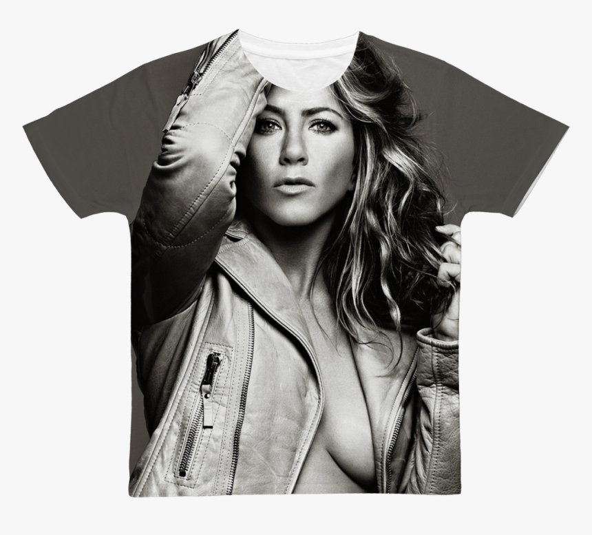 Jennifer Aniston Classic Sublimation Adult T-shirt"
 - Jennifer Aniston Wallpaper Iphone, HD Png Download, Free Download