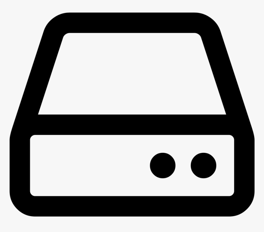 Hdd Font Awesome - Hard Drive Icon Png, Transparent Png, Free Download