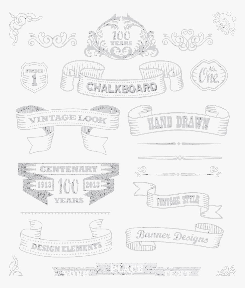 Chalk Border Png - Sketch Border Design, Transparent Png, Free Download