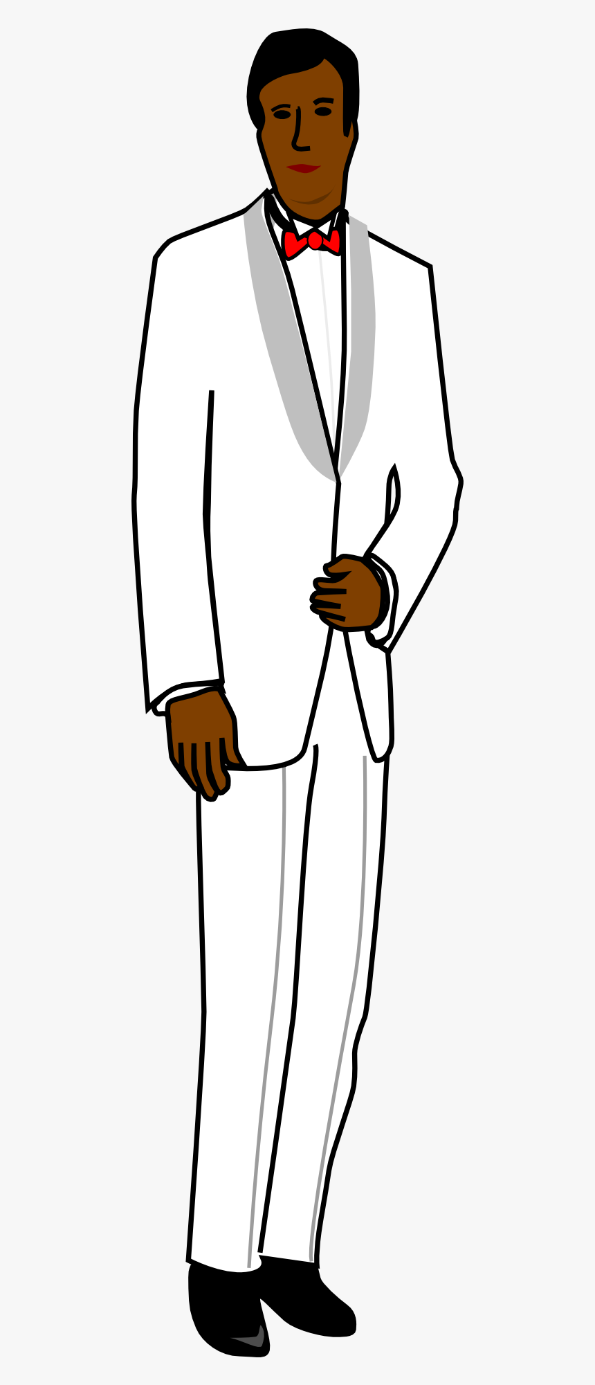 African American Male In White Tux, HD Png Download, Free Download