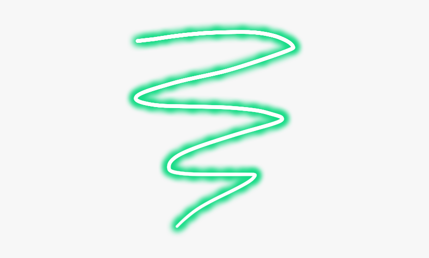 #neon #neonlights #swirl #neonswirl #green #greenswirl - Picsart Swirl Edits Green, HD Png Download, Free Download