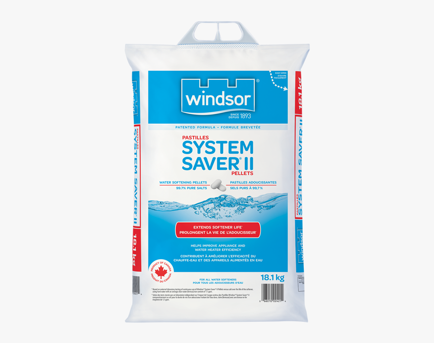 System Saver® Ii Pellets - Windsor Water Softener Salt, HD Png Download, Free Download