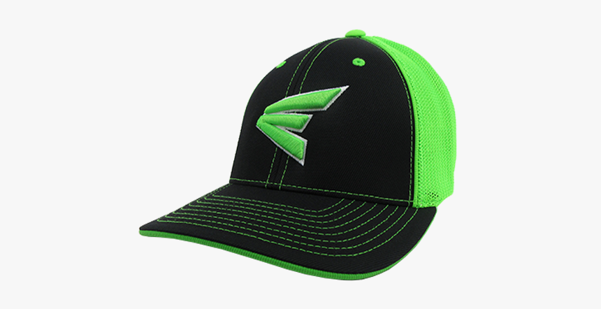 Easton Hat By Pacific Black/neon Green/black/white/neon - Baseball Cap, HD Png Download, Free Download