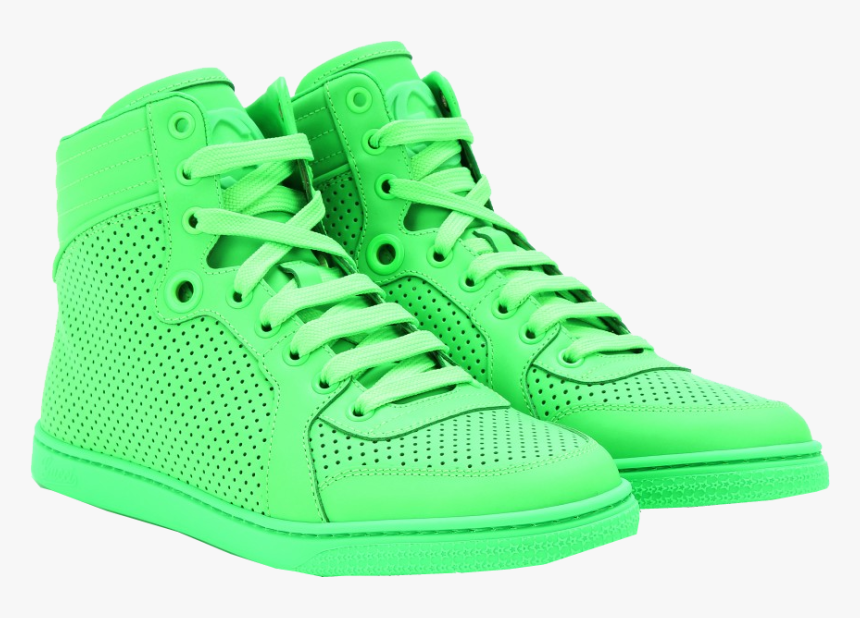 Green High Top Shoes, HD Png Download, Free Download