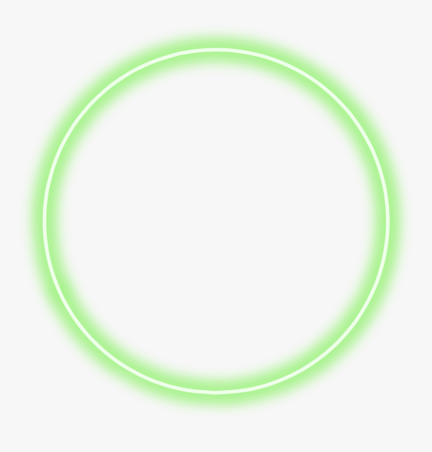 #color #neon #round #circle #green #glow #freetoedit - Green Neon Circle Png, Transparent Png, Free Download