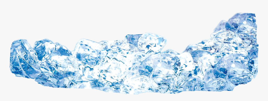 Blue Ice Design Effects Poster Png Download - Ice Cubes, Transparent Png, Free Download