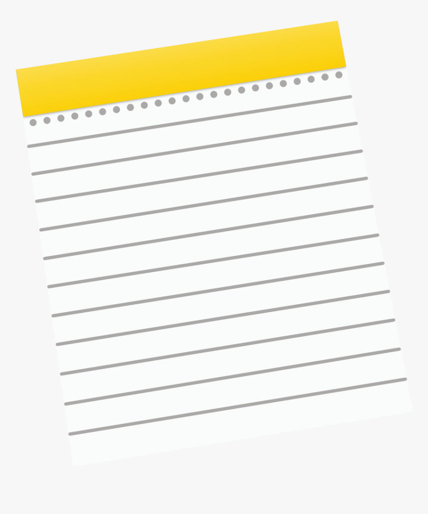 Ios 7 Notes Icon Mac - Paper, HD Png Download, Free Download