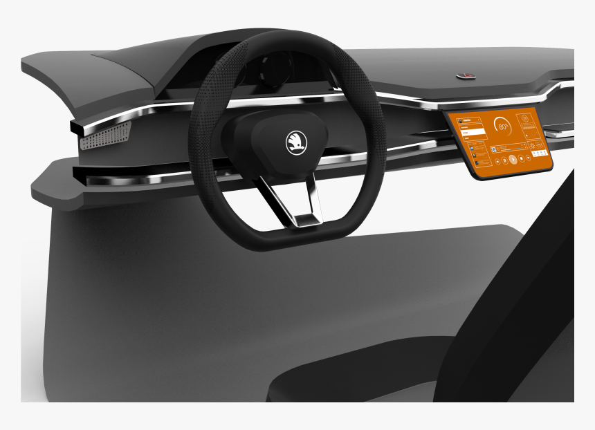 A Car Interior Design Of Carsharing Servise - Skoda Interior Concept, HD Png Download, Free Download
