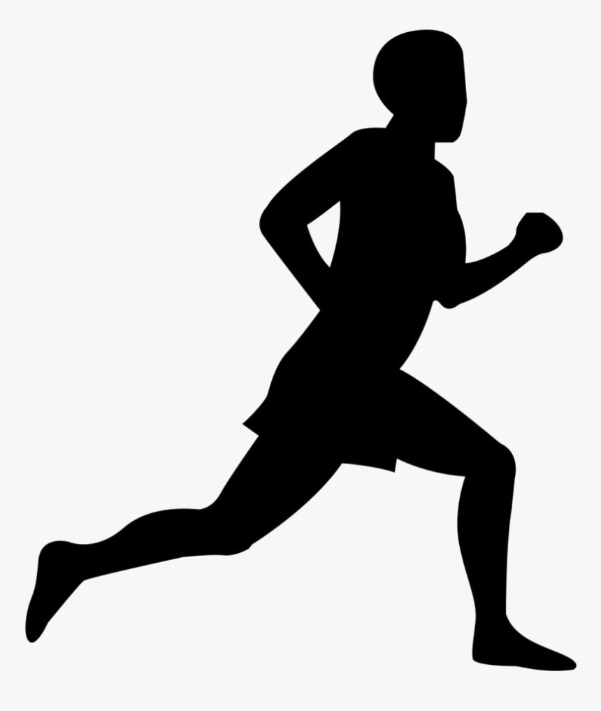 Person Running Silhouette Png, Transparent Png, Free Download