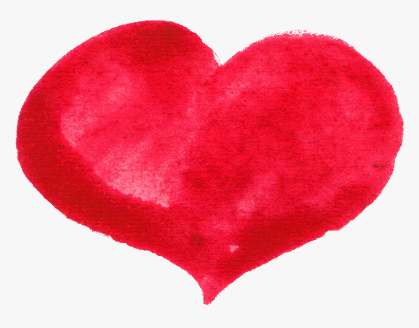 Watercolor Painting Drawing - Heart, HD Png Download, Free Download