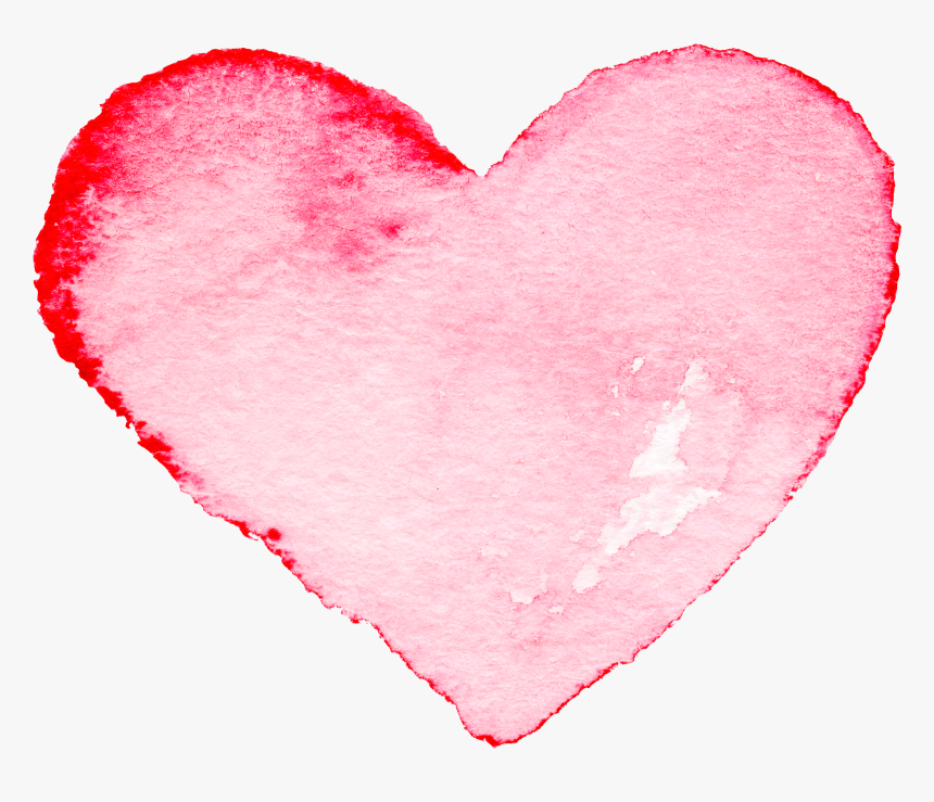 Watercolor Painting Heart - Watercolor Heart Png, Transparent Png, Free Download