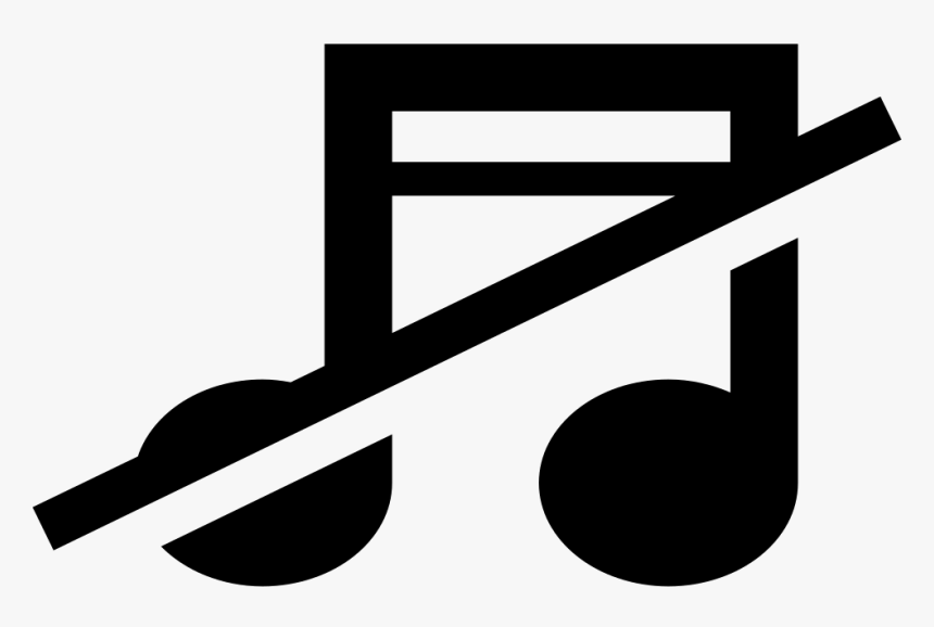 No Music Symbol Png, Transparent Png, Free Download